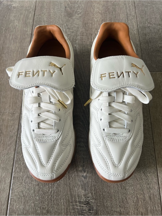 Puma Shoes - PUMA Women’s Fenty x Avanti Lace Up Leather White Sneakers Rihanna Sz 5.5 NWOT